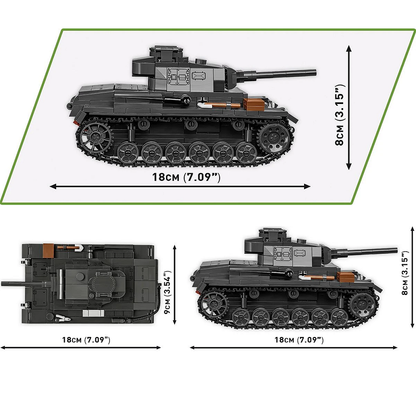 COBI Panzer III Ausf.J Brick Kit- Brick Kit