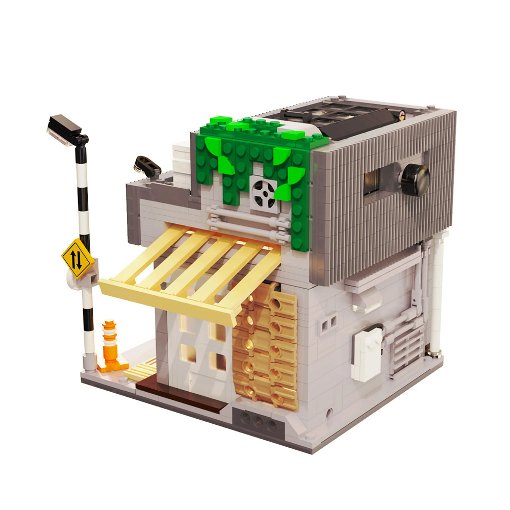 Japanese Summer Breeze Coffee Shop - Cada Brick Kit