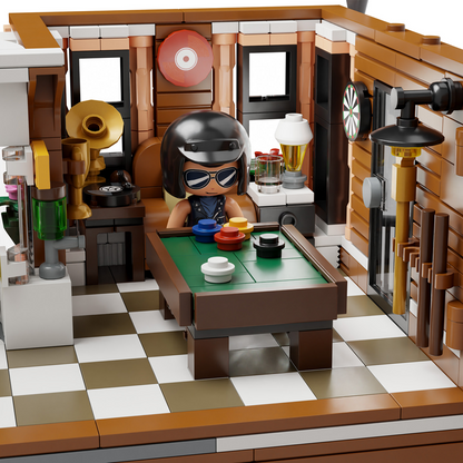 Motorcycle Restaurant - Pantasy Brick Kit