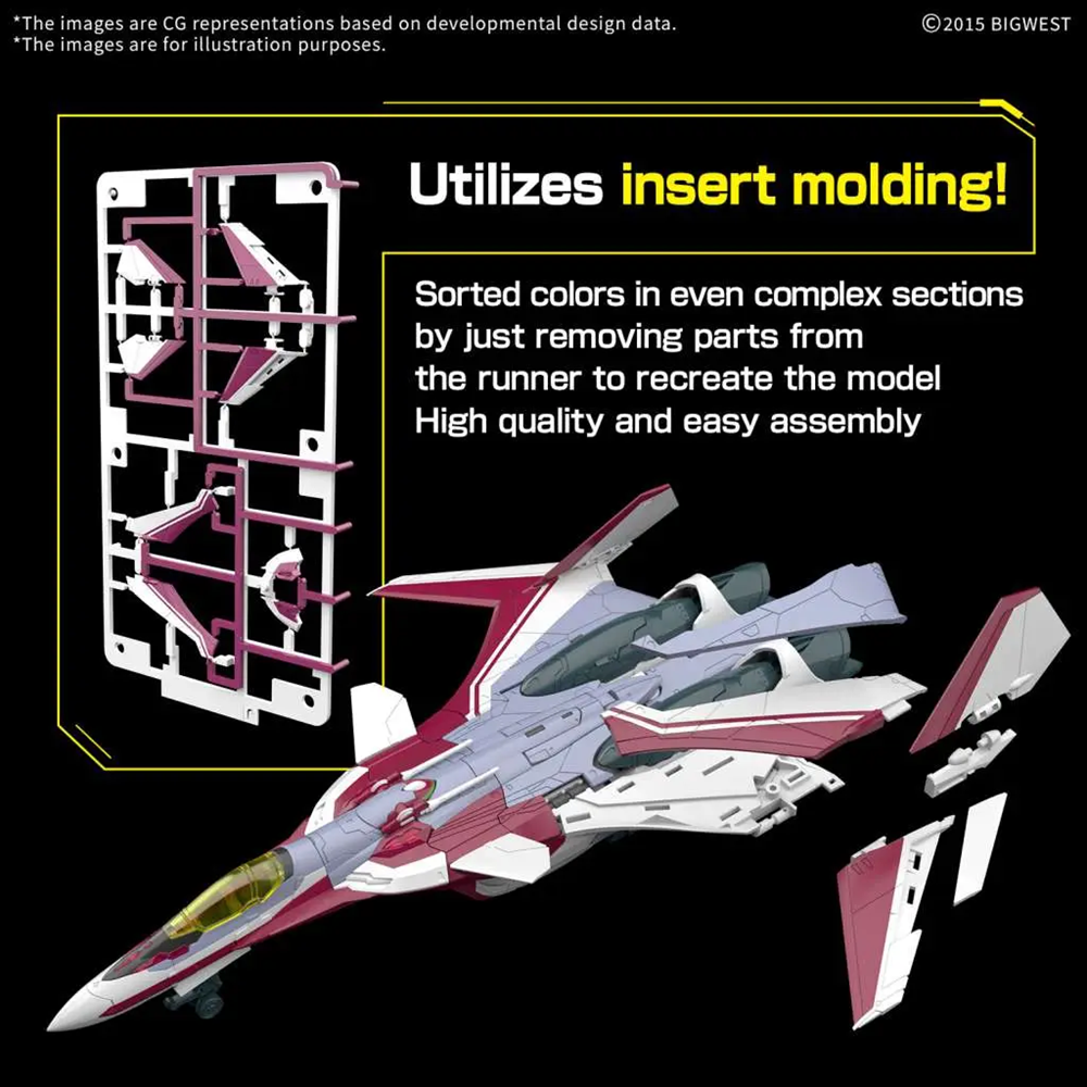 HG VF-31C Siegfried Mirage Farina Jenius Use Deluxe Set - Bandai Gundam