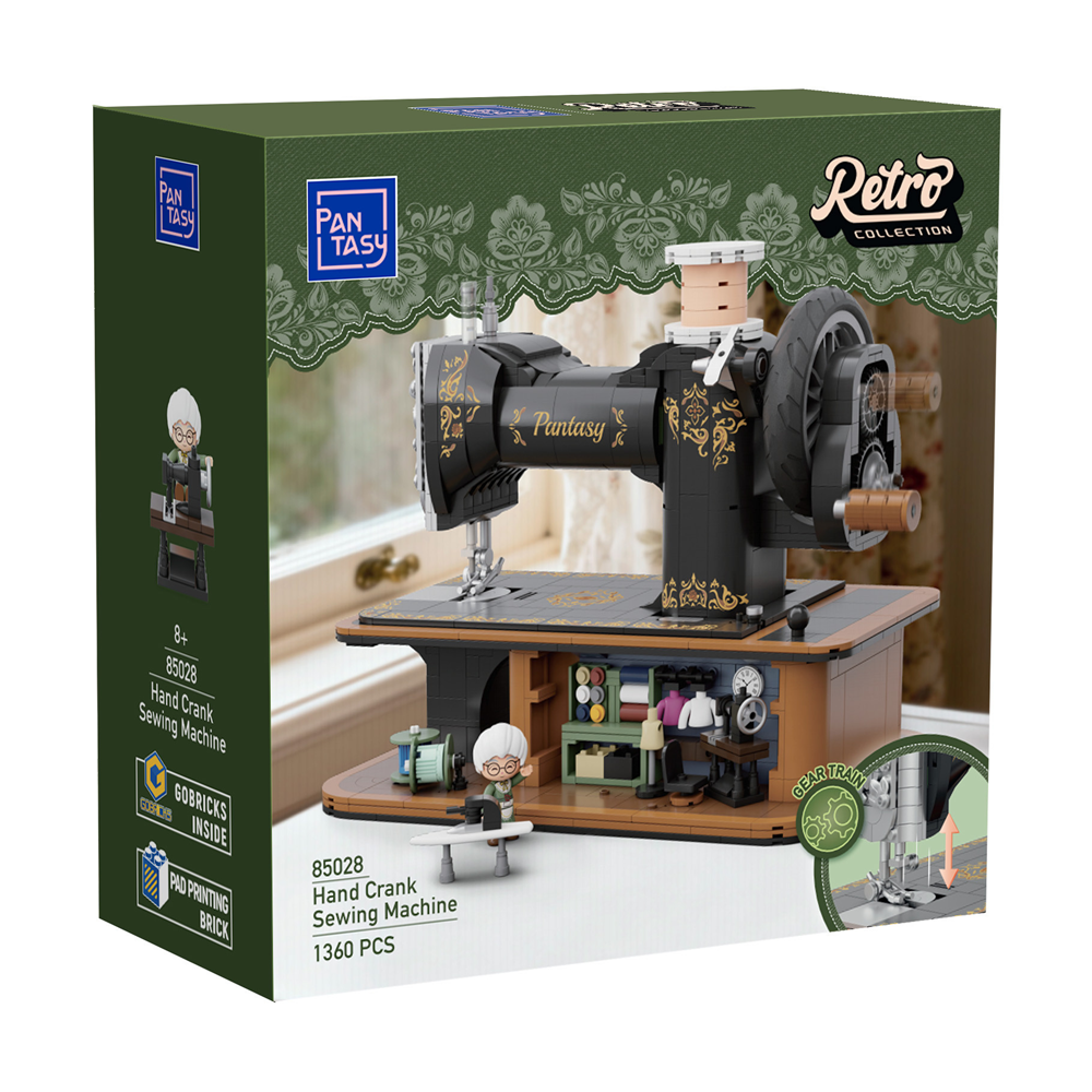 Antique Hand Crank Sewing Machine - Pantasy Brick Kit