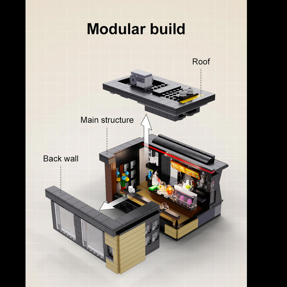 Street Coffee House - Cada Brick Kit