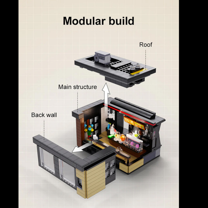Street Coffee House - Cada Brick Kit