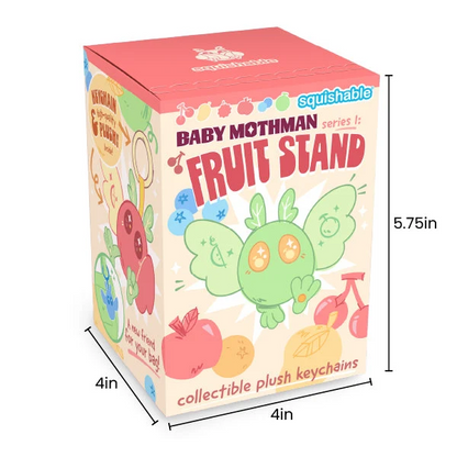 Squishable Mothman Fruit Stand Blind Box -Plush Keyring Series 1