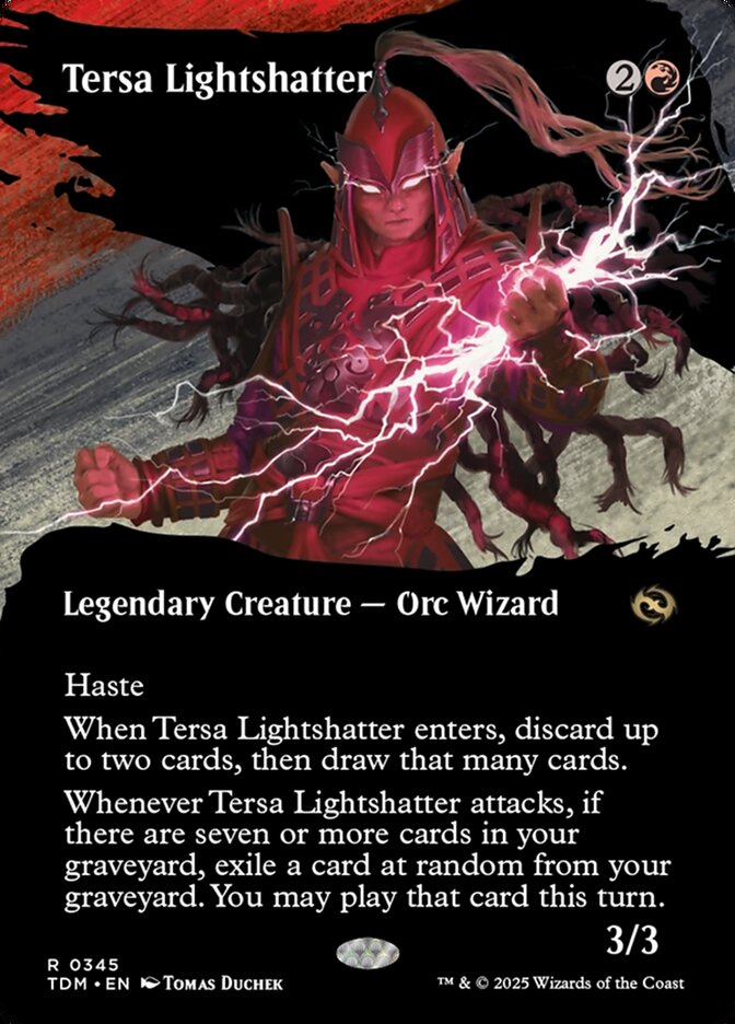 Borderless Tersa Lightshatter Tarkir Dragonstorm #345