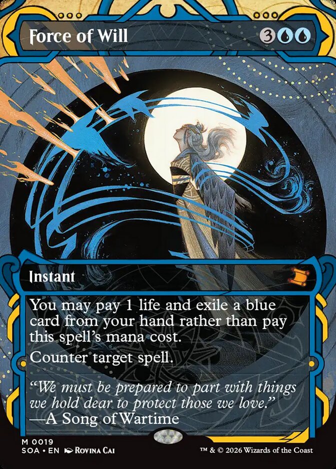 Force of Will Secrets of Strixhaven Mystical Archive #019Card Front