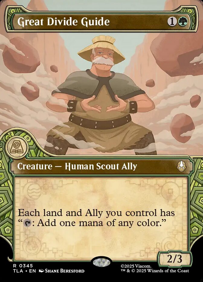 Elemental Frame Great Divide Guide Avatar The Last Airbender #345 MTG Single Card Front