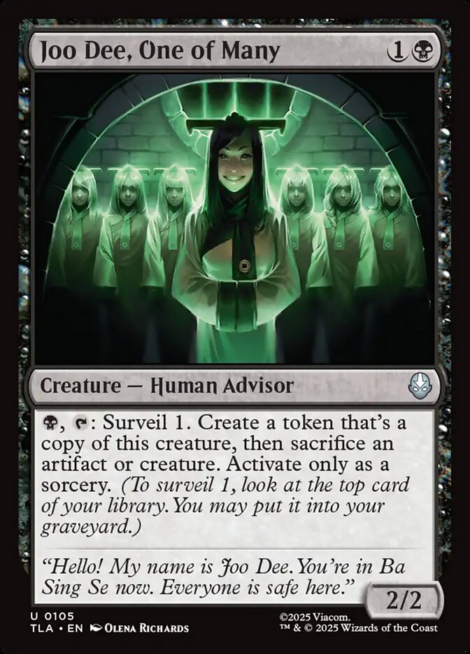 Joo Dee, One of Many Avatar The Last Airbender #105 MTG Single Card Front