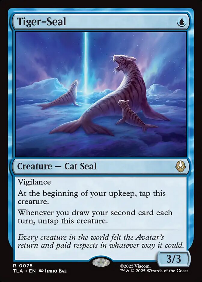 Tiger-Seal Avatar The Last Airbender #075 MTG Single Card Front