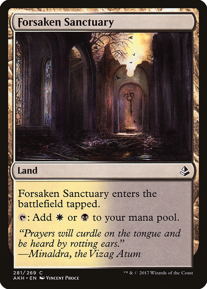 Forsaken Sanctuary Amonkhet #281 | Magic! The Gathering Singles