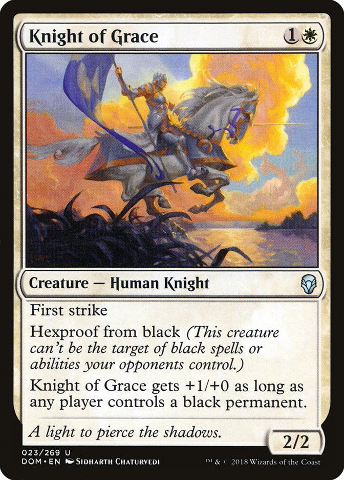 Knight of Grace Dominaria #023