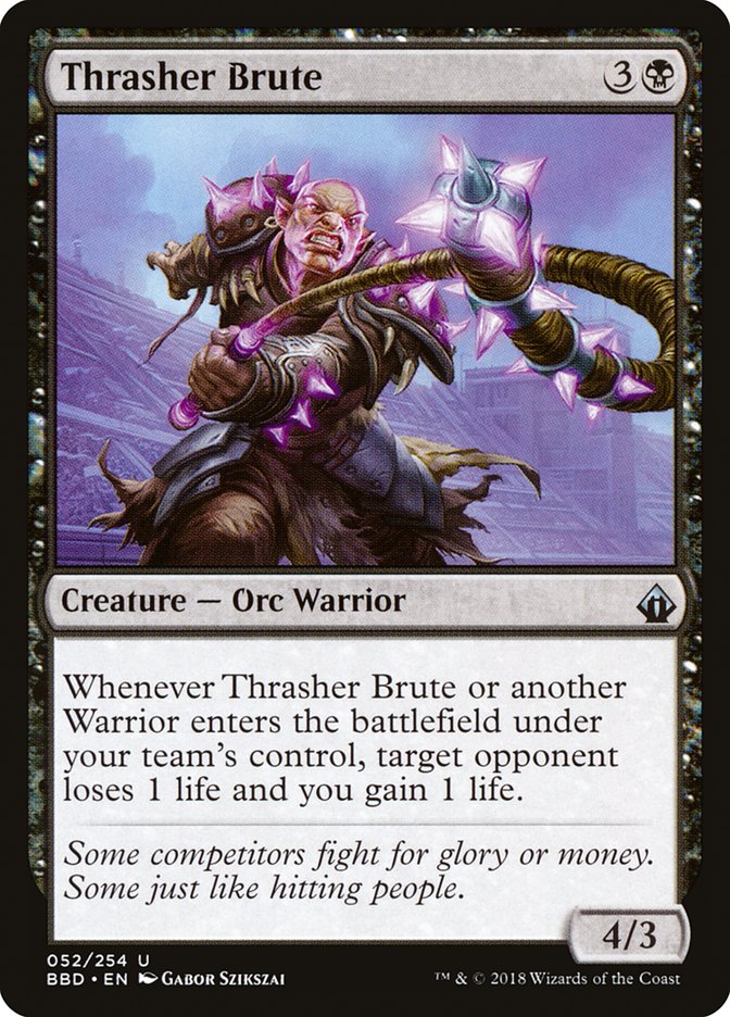 Thrasher Brute Battlebond #052 | Magic! The Gathering Single