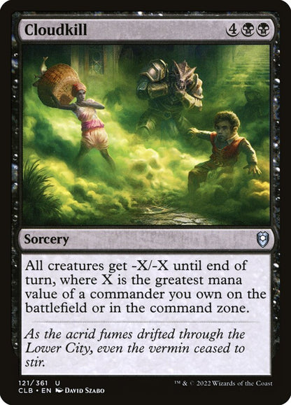 Cloudkill - Commander Legends #121 Card Front