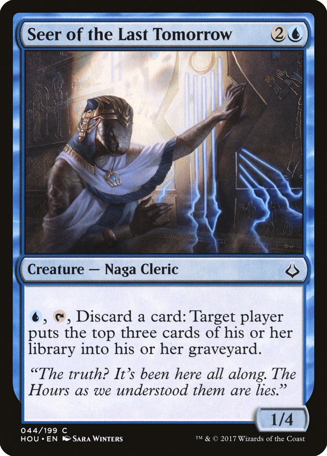 Hour of Devastation Seer of the Last Tomorrow #044 Card Front