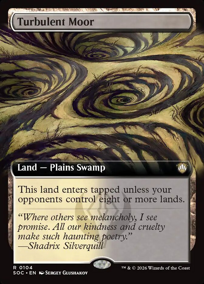 Turbulent Moor Extended Art SOS Commander #056