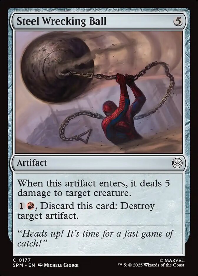Steel Wrecking Ball - Spider-Man #177