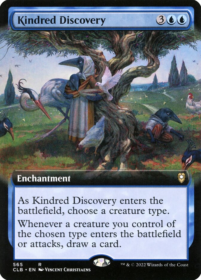 Kindred Discovery - Commander Legends #565 Card Front