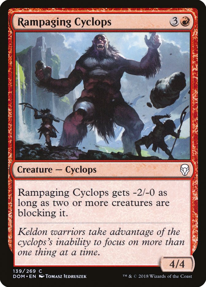 Rampaging Cyclops Dominaria #139