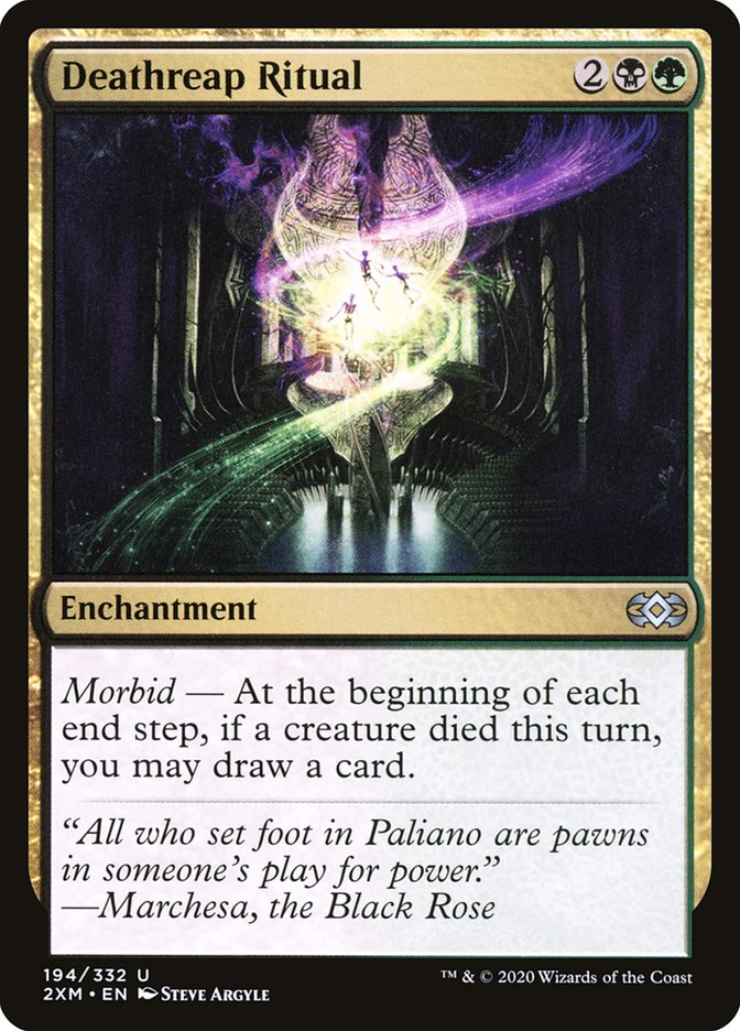 Deathreap Ritual Double Masters #194 Card Front