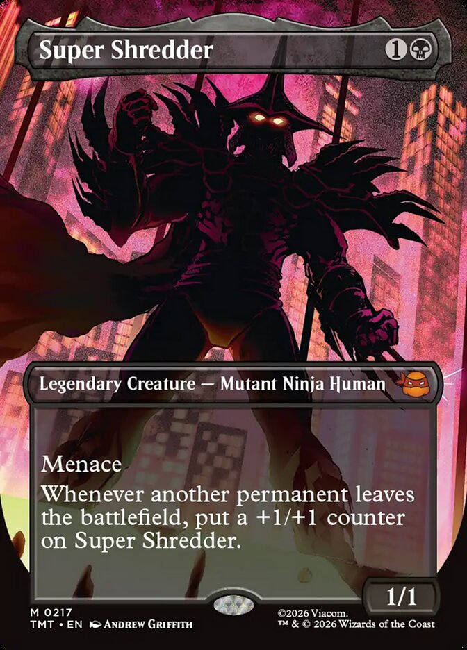 Super Shredder Borderless Silhouette #217