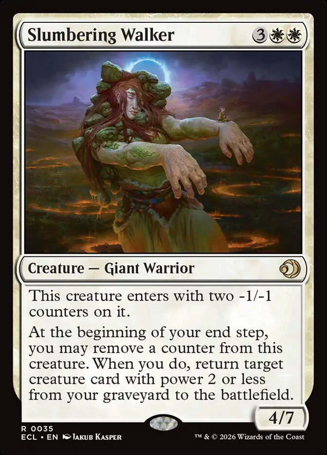 Slumbering Walker Lorwyn Eclipsed #035