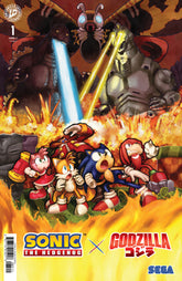 Sonic The Hedgehog X Godzilla #1...