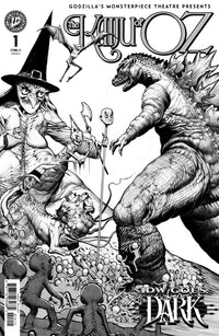 Godzillas Monsterpiece Theatre Presents: The Kaiju Of Oz Variant D (Ayala Idw Goes Dark Variant)