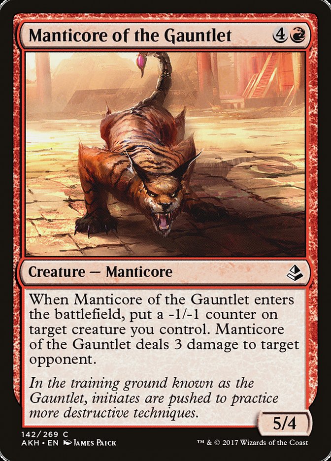 Manticore of the Gauntlet Amonkhet #142 | Magic! The Gathering Singles