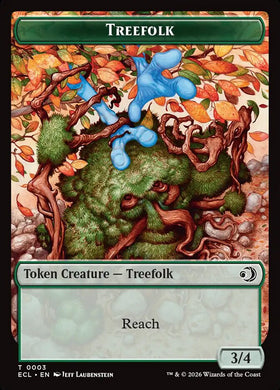 Treefolk Lorwyn Eclipsed Token #003