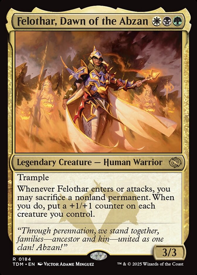 Felothar, Dawn of the Abzan Tarkir Dragonstorm #184