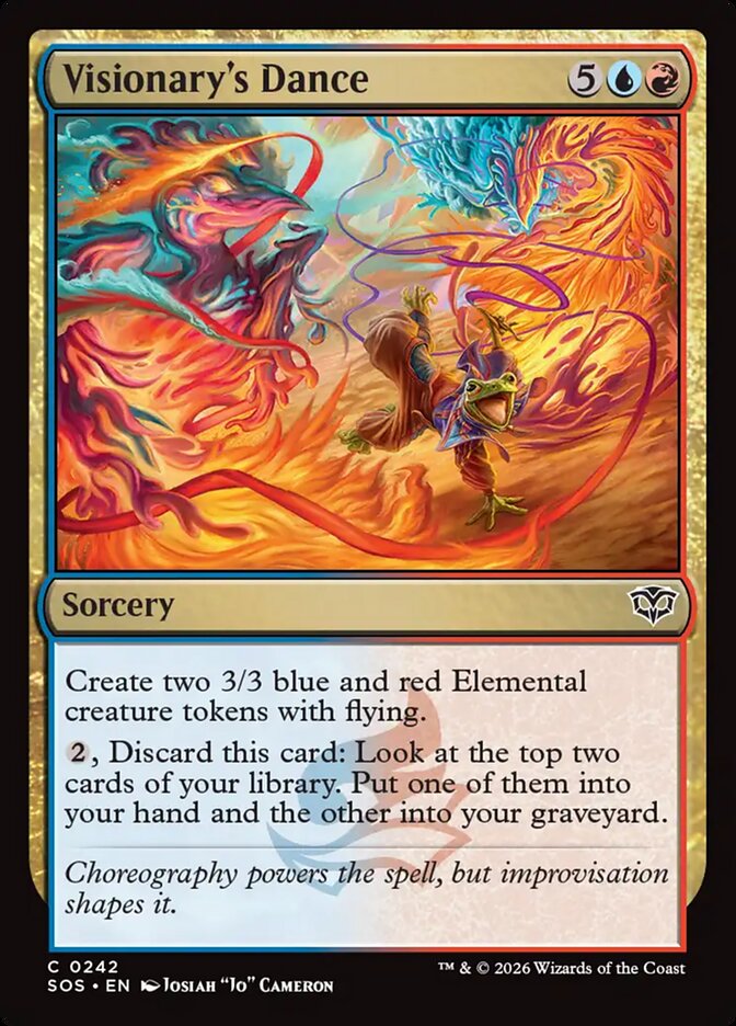 Visionary's Dance Secrets of Strixhaven #242Card Front
