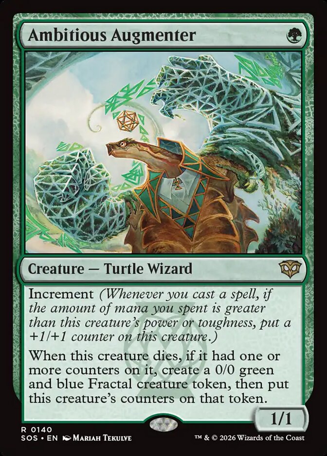 Ambitious Augmenter Secrets of Strixhaven #140Card Front