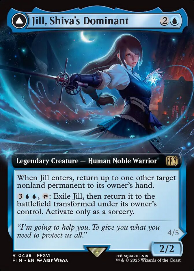 Extended Art Jill, Shiva's Dominant // Shiva, Warden of Ice Final Fantasy #438