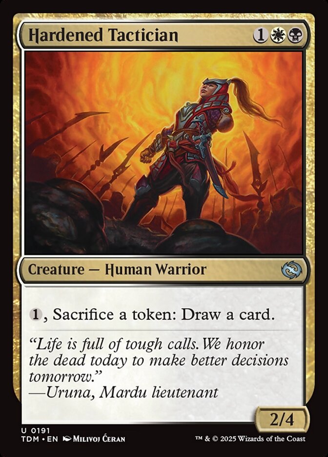 Hardened Tactician Tarkir Dragonstorm #191