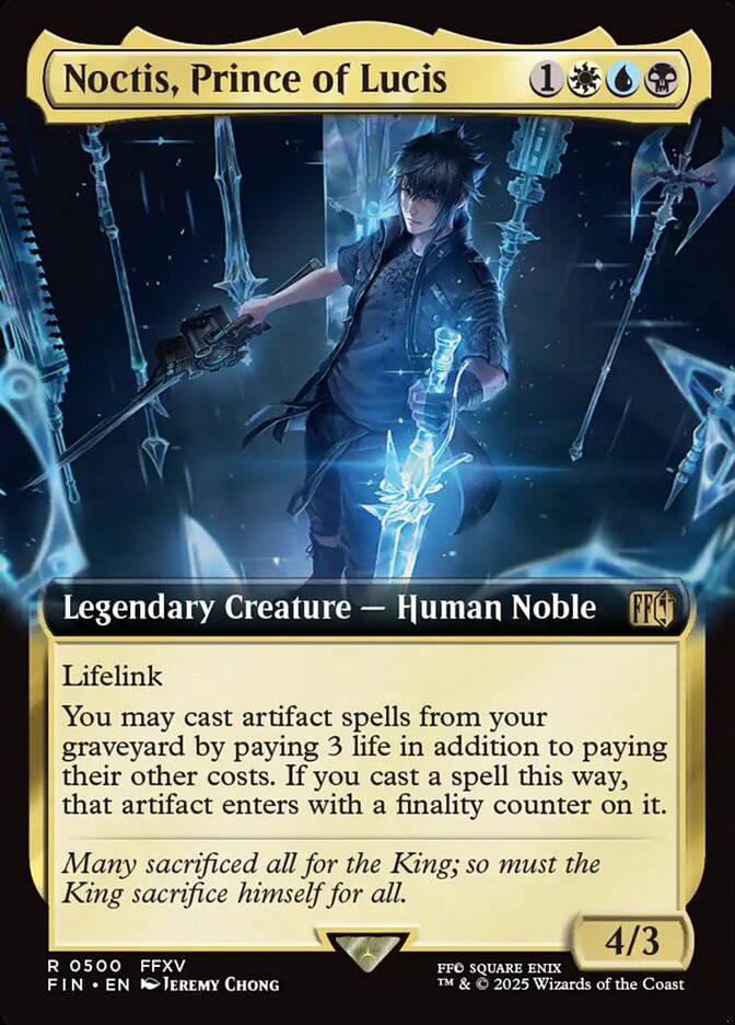 Extended Art Noctis, Prince of Lucis Final Fantasy #500