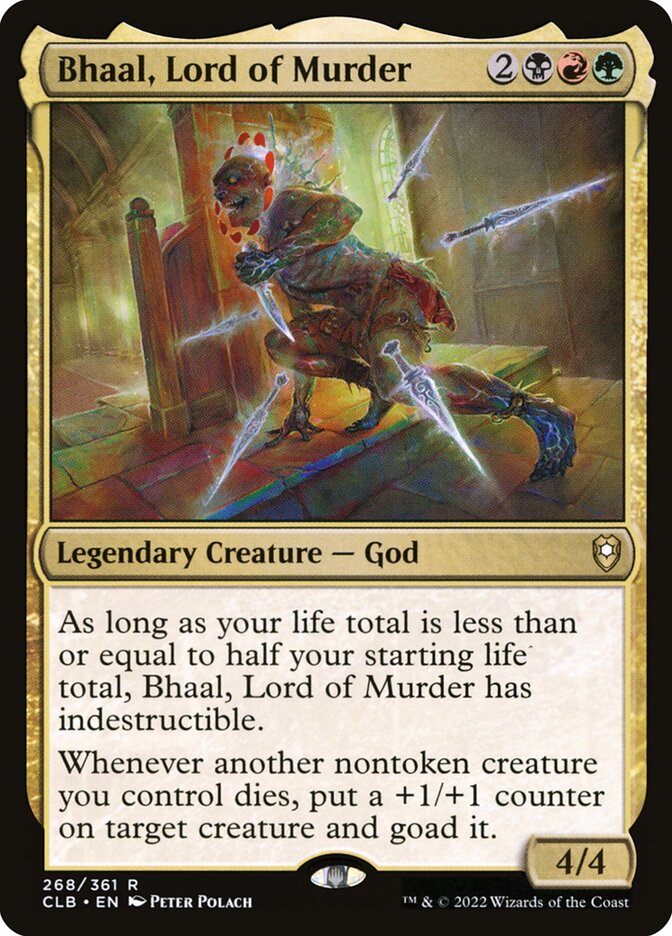 Bhaal, Lord of Murder - Commander Legends #268 Card Front