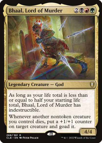 Bhaal, Lord of Murder - Commander Legends #268 Card Front