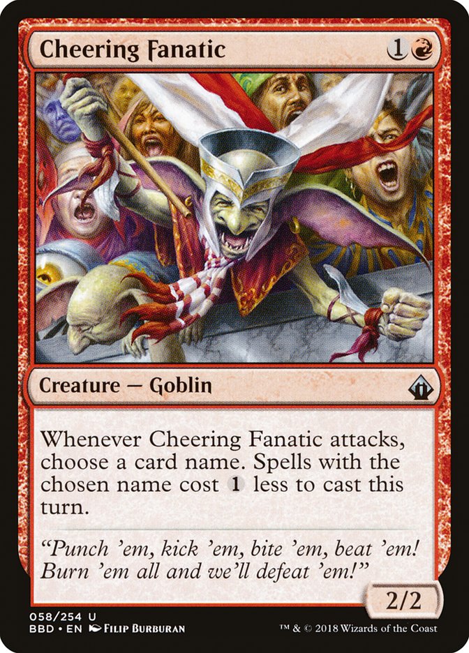 Cheering Fanatic Battlebond #058 | Magic! The Gathering Single