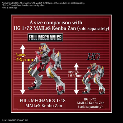 Mailes Kenbu Zan Full Mechanics - Gundam Model Kit