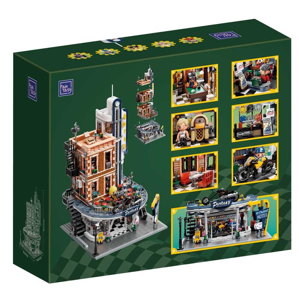 Motorcycle Restaurant - Pantasy Brick Kit