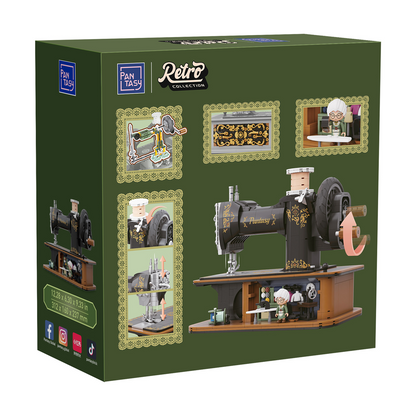 Antique Hand Crank Sewing Machine - Pantasy Brick Kit