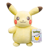 A yellow Pikachu plush toy with ...