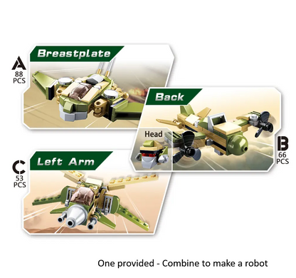 Sluban Army Aircraft 3 | King of Land Force Building Brick Kit