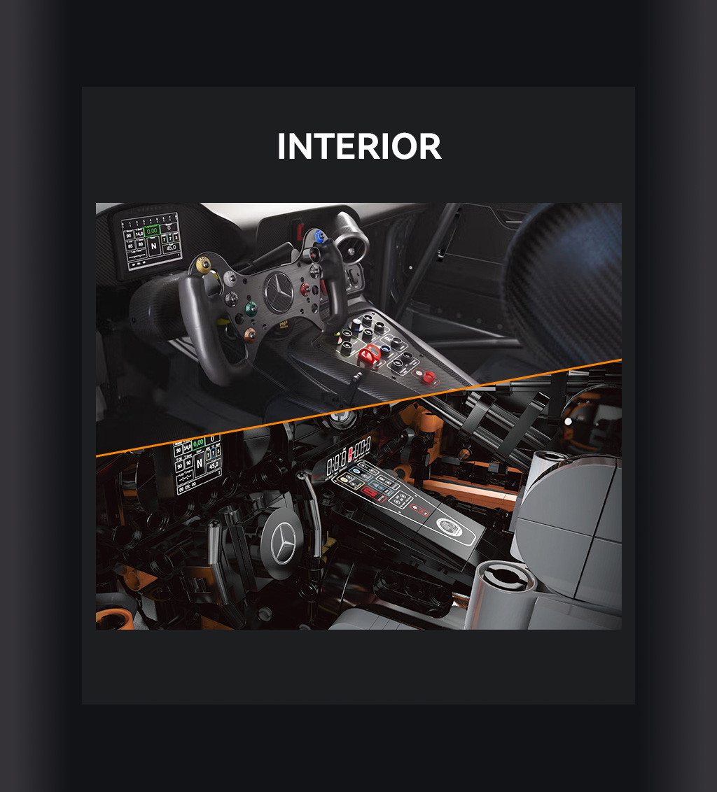 CaDA Master Mercedes-AMG GT3 - 1:8 Scale Model Kit