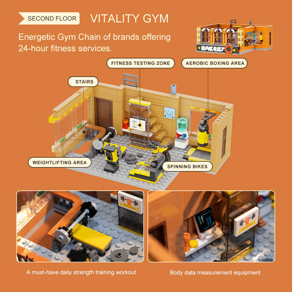 Bakery Brick Building Set - Pantasy