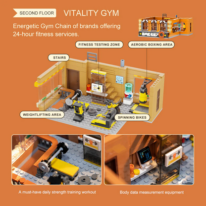 Bakery Brick Building Set - Pantasy