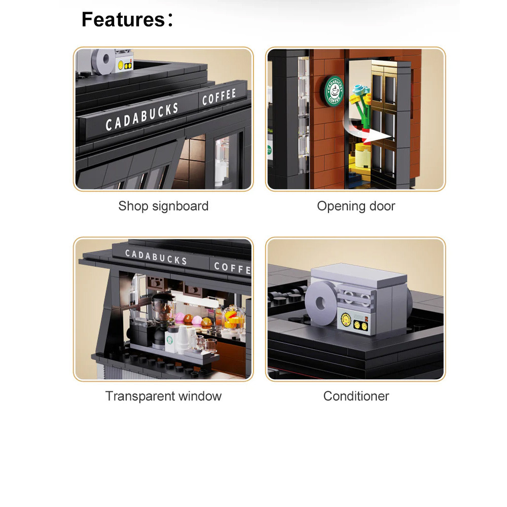 Street Coffee House - Cada Brick Kit