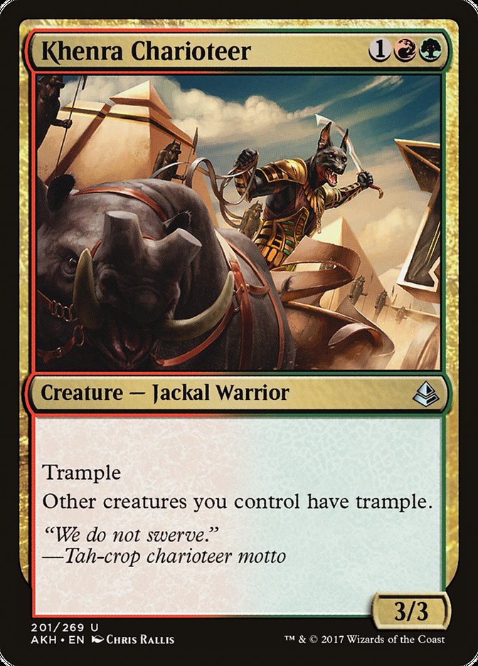 Khenra Charioteer Amonkhet #201 | Magic! The Gathering Singles