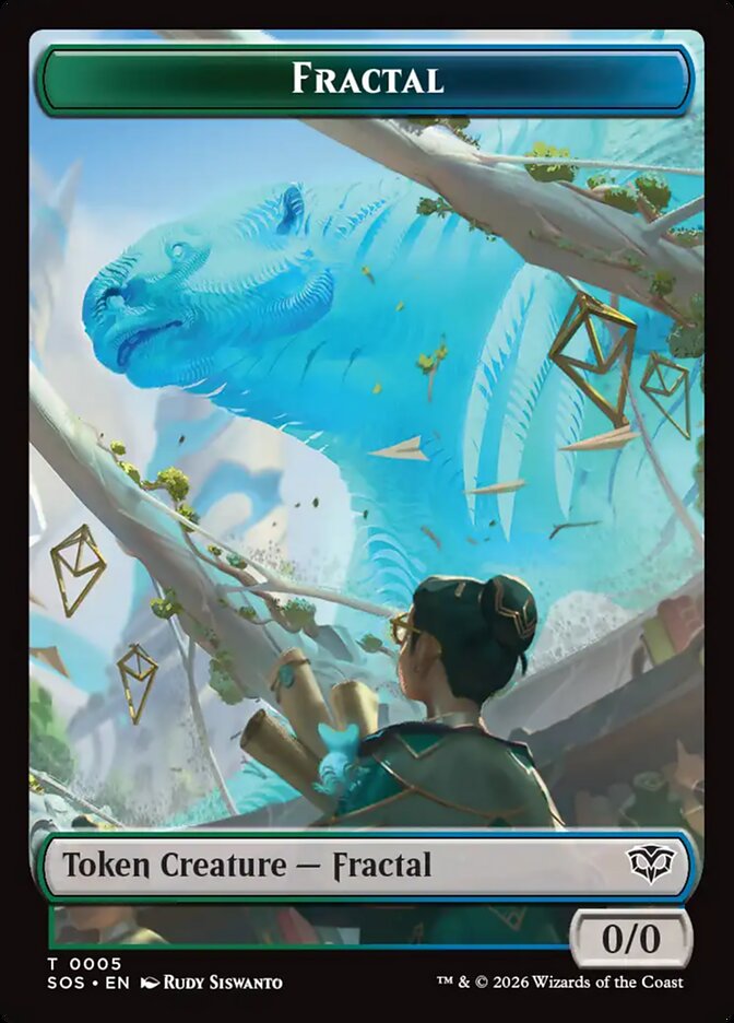 Fractal Secrets of Strixhaven Token #005Card Front