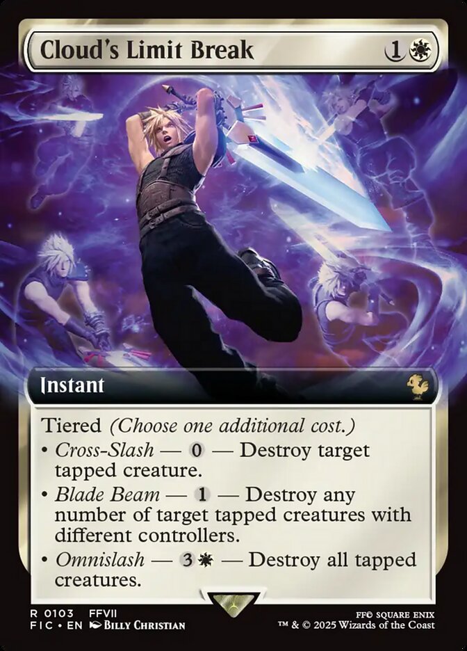 Cloud's Limit Break Final Fantasy Commander #103 Card Front
